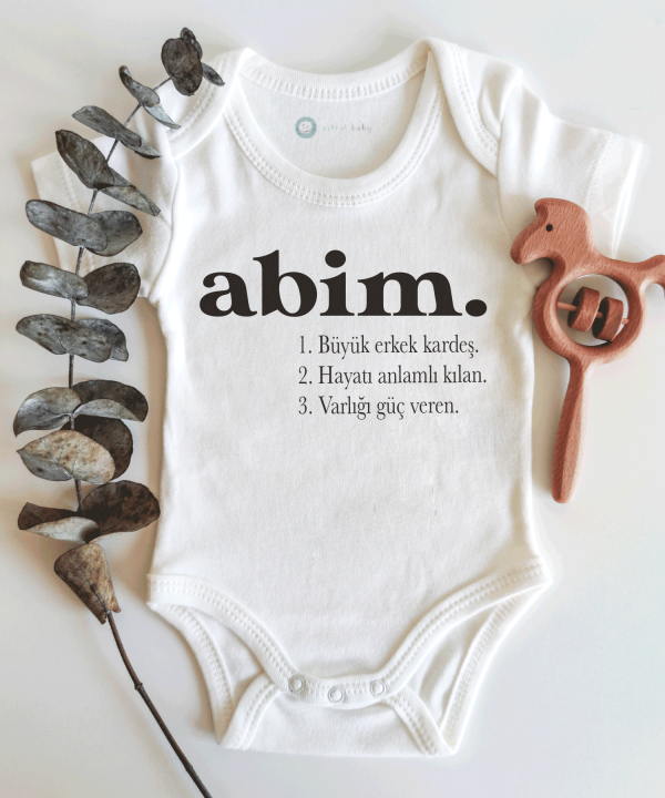 Abim Kısa / Uzun Kol Çıtçıtlı Bebek Body